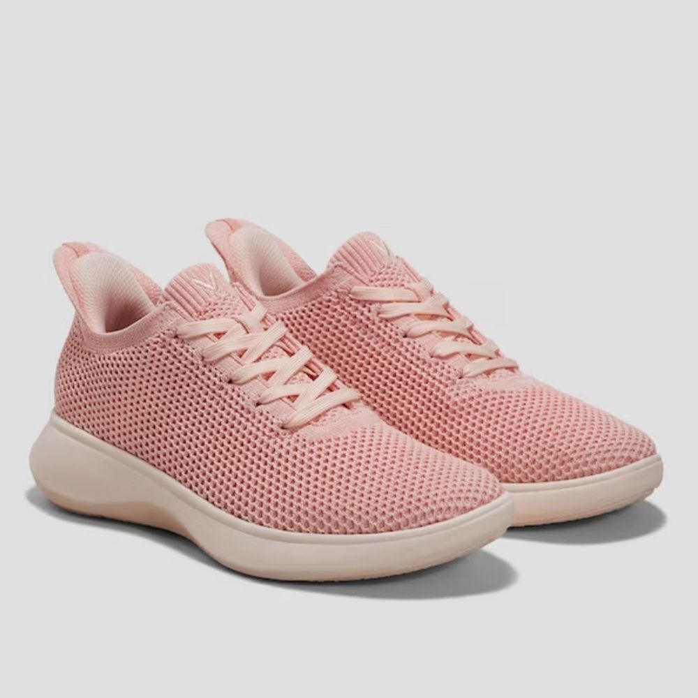 Vivia URBAN Mesh Peach Pink Sporty Athleisure Hands Free Slip On Sneaker